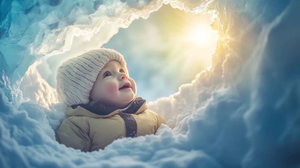 冬日阳光儿童写真
