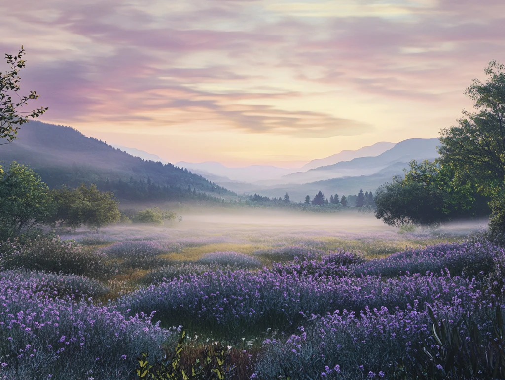 薰衣草晨曦
