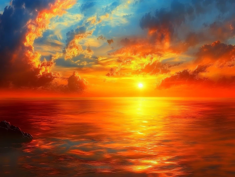 唯美日落精美壁纸