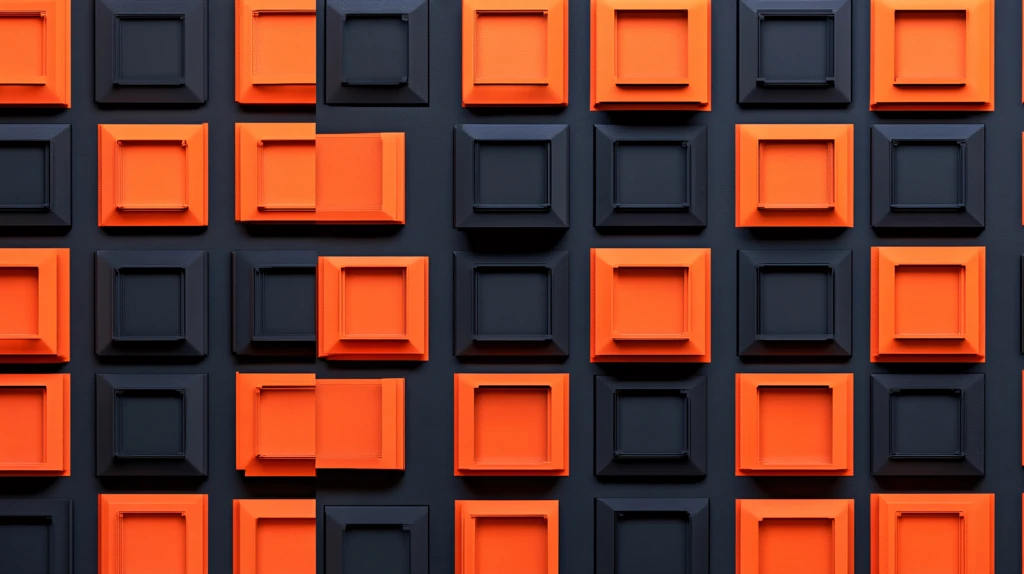 巧克力形状墙面