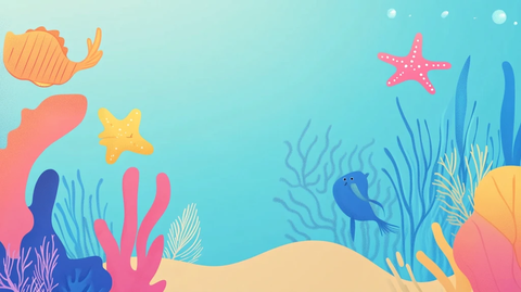 渐变海底世界圆点