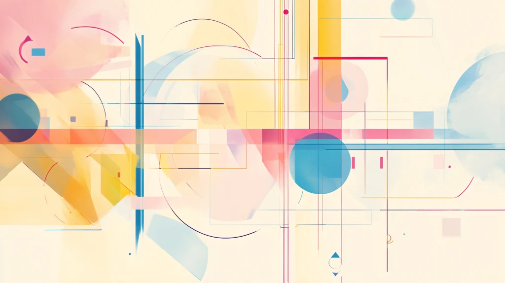 创意线条色块背景