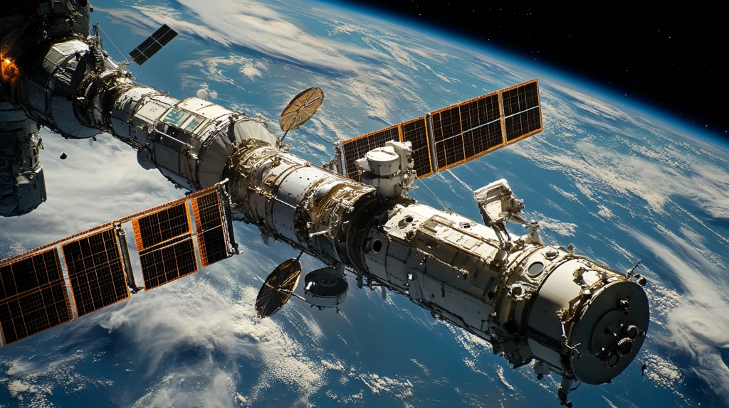 天舟货运飞船电池板