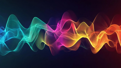 流光渐变彩色炫酷飘带