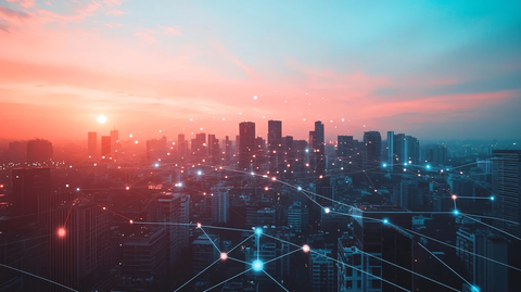智慧城市科技背景