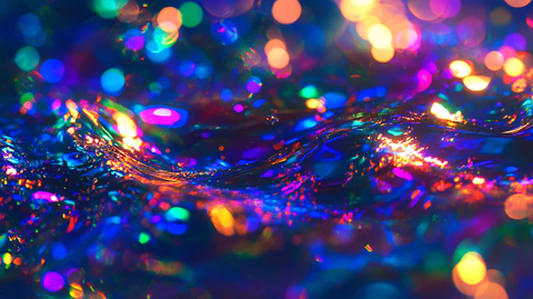 幻彩背景灯光波光水波