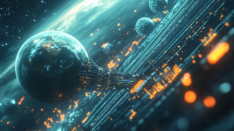 元宇宙科技背景素材