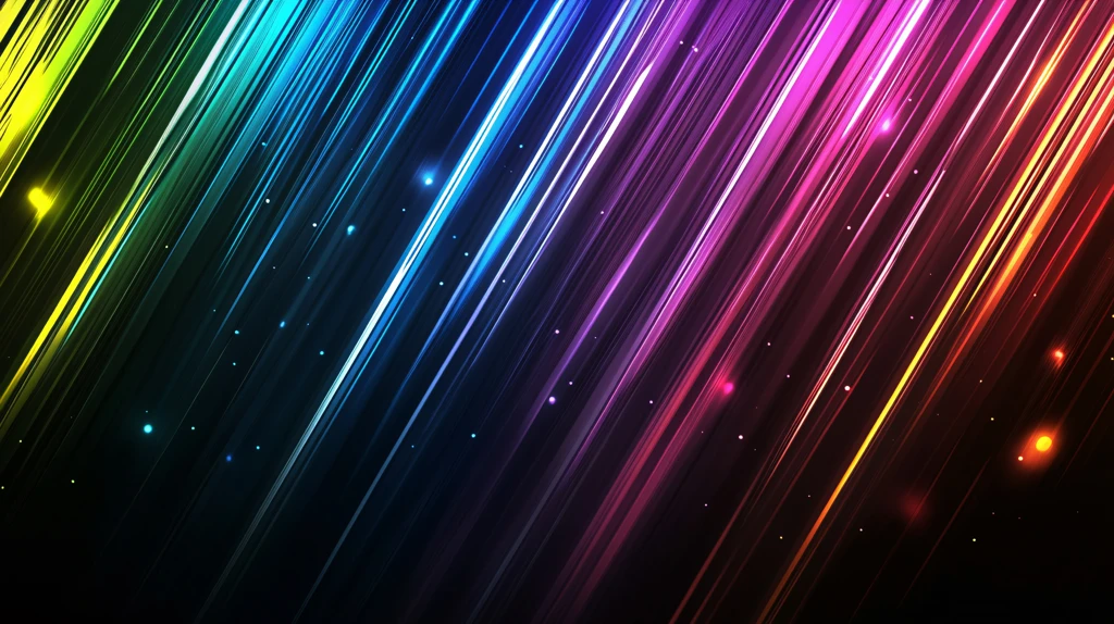 七彩绚丽渐变条纹