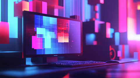 微软风炫彩背景