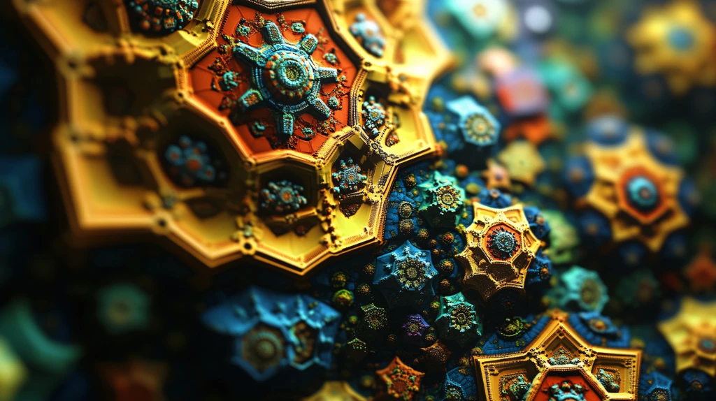 酷炫华丽凹凸感壁纸