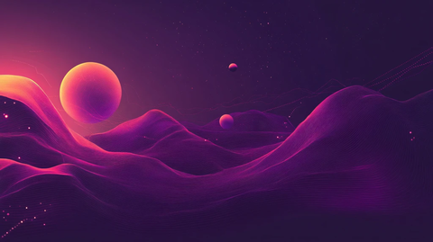 科技主视觉红紫渐变