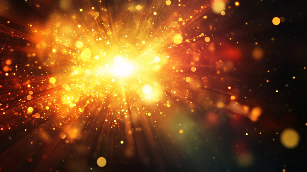 虚化光点光晕星光背景