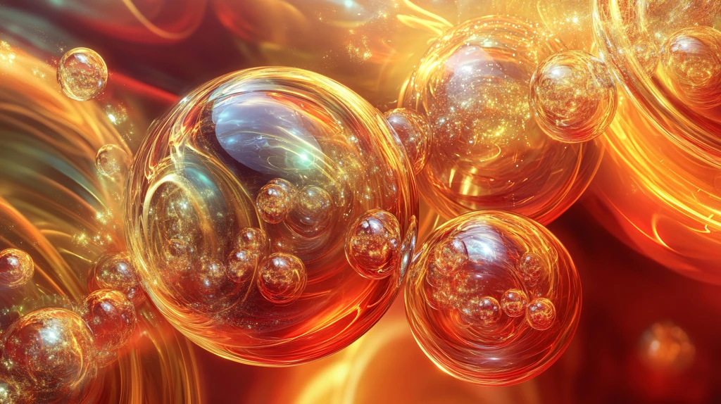 绚丽气泡背景壁纸素材