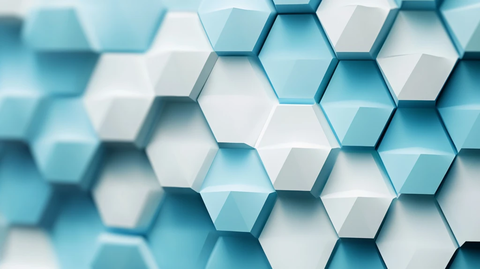 六边形蜂巢造型