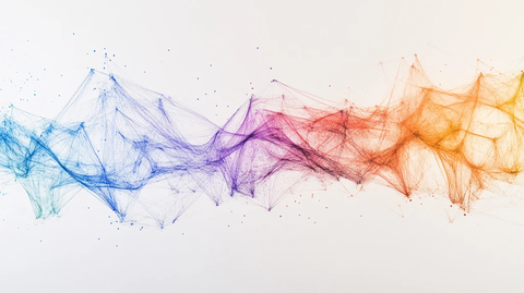 炫彩科技波浪线条