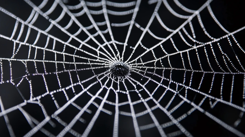高清蜘蛛网背景
