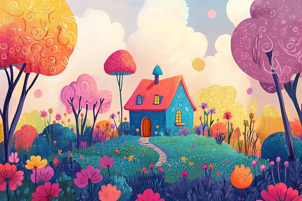 绘本风格儿插风格