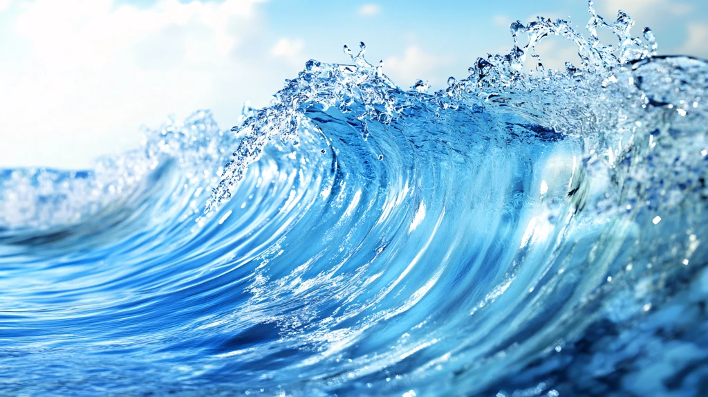 浪花高清背景