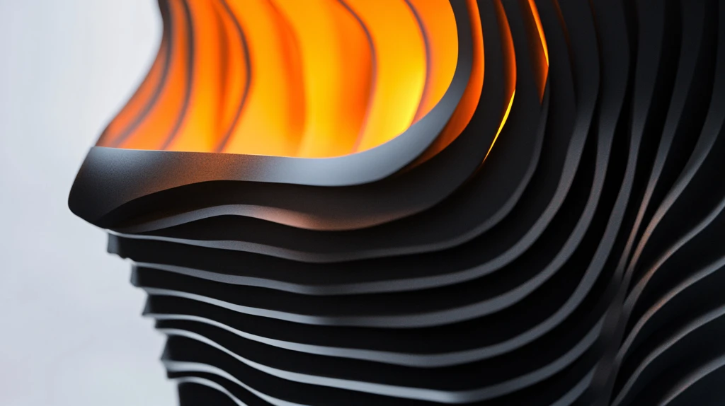 立体渐变发光体设计