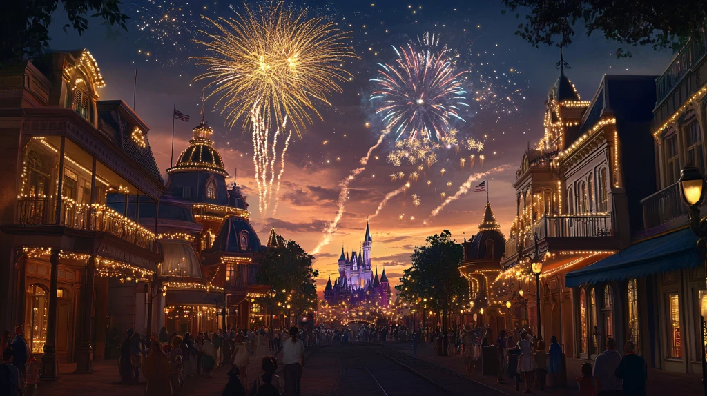 迪士尼烟花