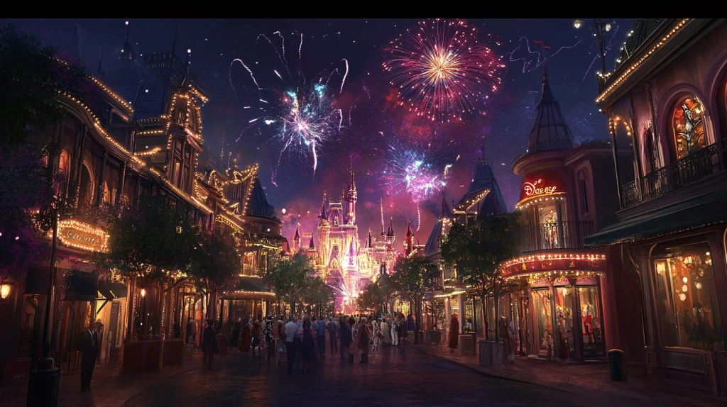 环球度假区夜景