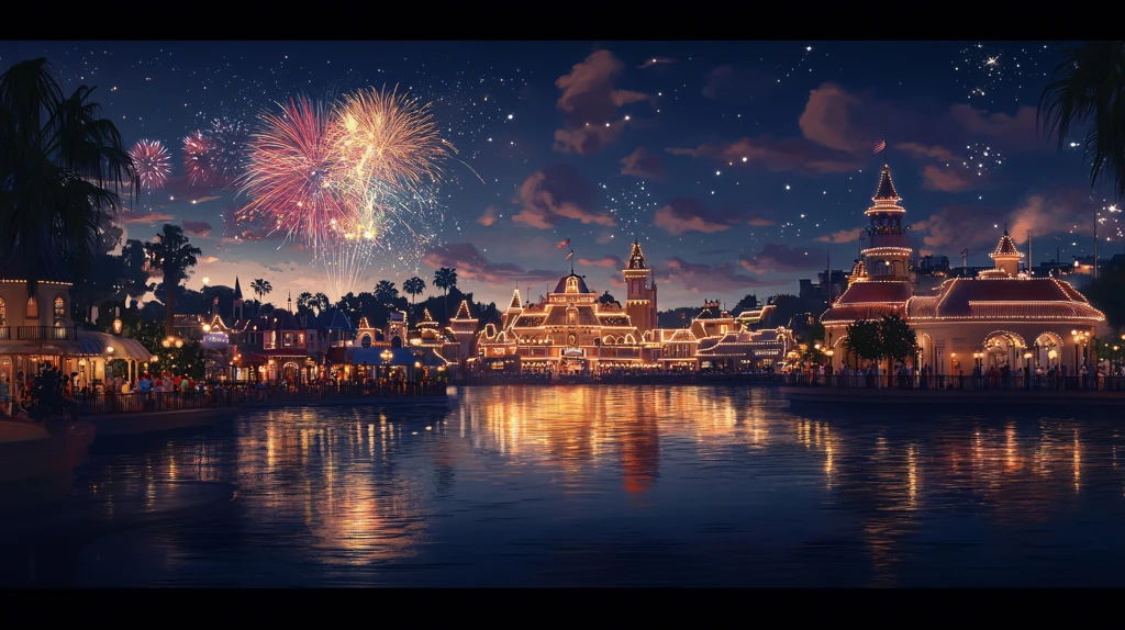 环球度假区夜景