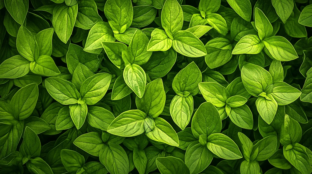 高清绿叶纹理背景