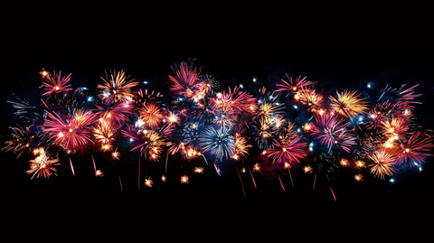 缤纷色彩璀璨烟火烟花