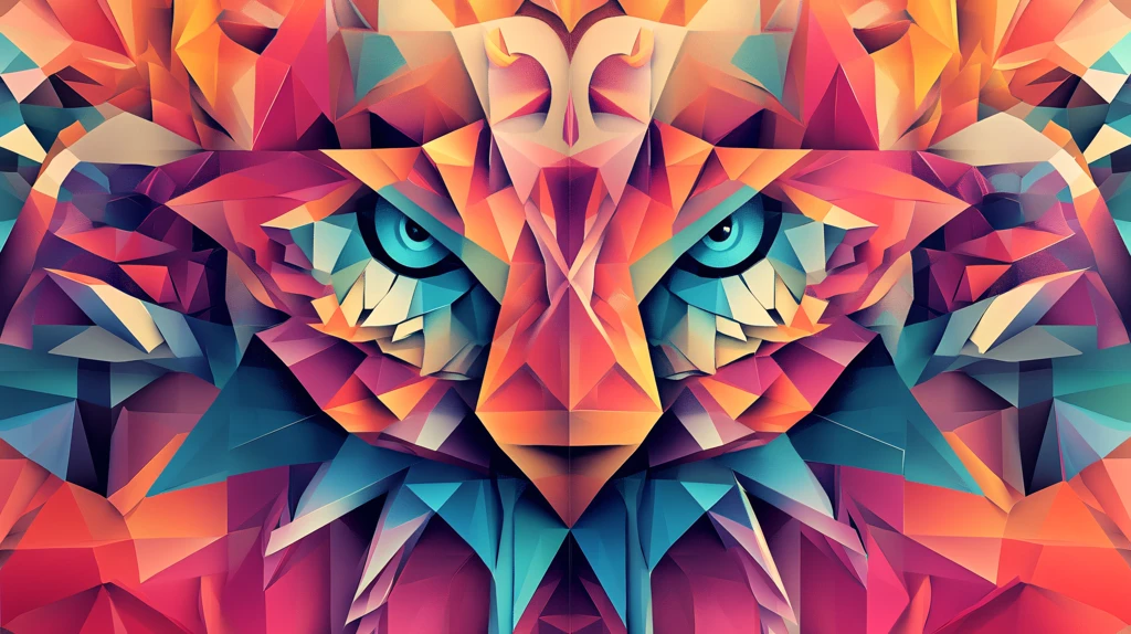 抽象猫头鹰素材