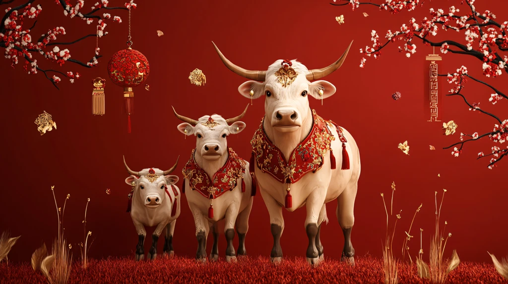 牛年吉祥横版