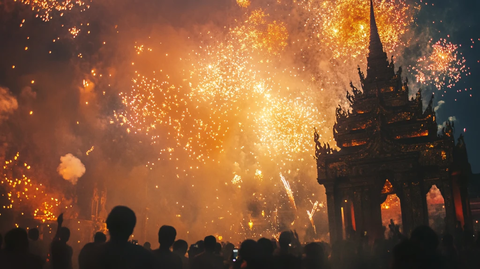 佛塔烟火