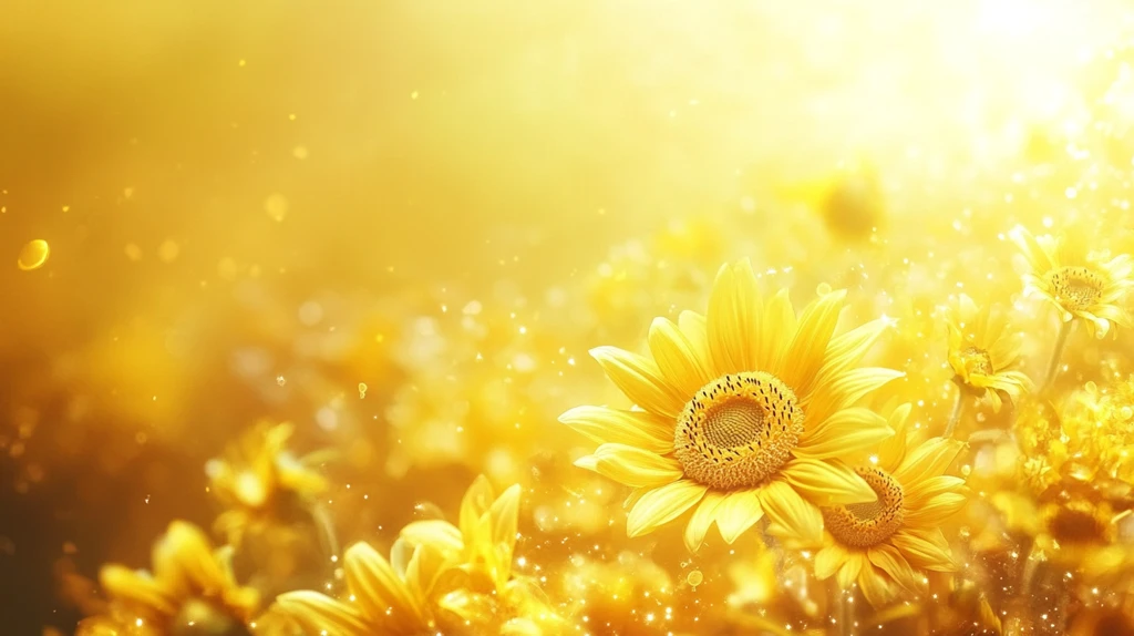 黄色太阳花壁纸