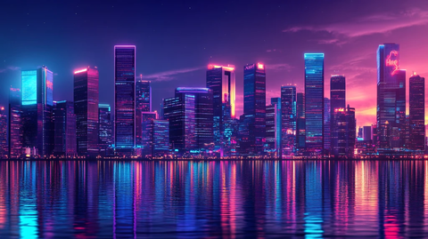 都市霓虹风光