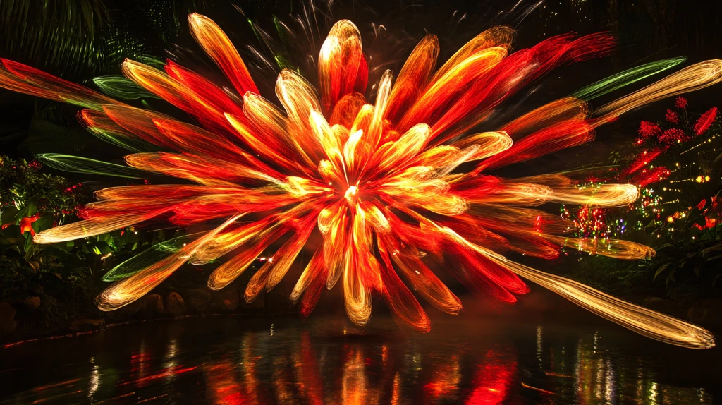 绚烂烟花花艺设计