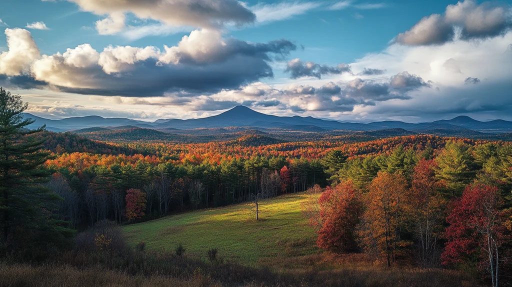 山林秋色图片素材下载