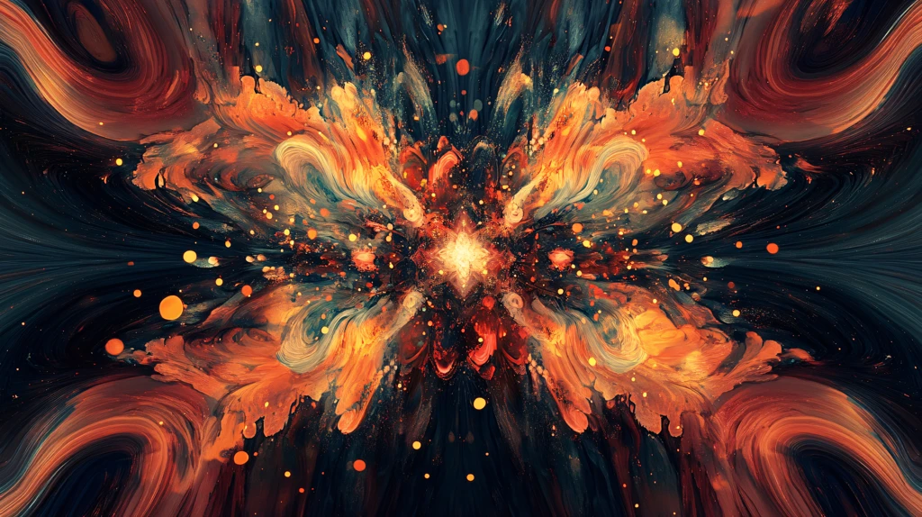 循环旋转扭曲汇聚融合