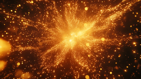 璀璨星光抽象背景烟火