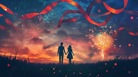 浪漫温馨活动背景