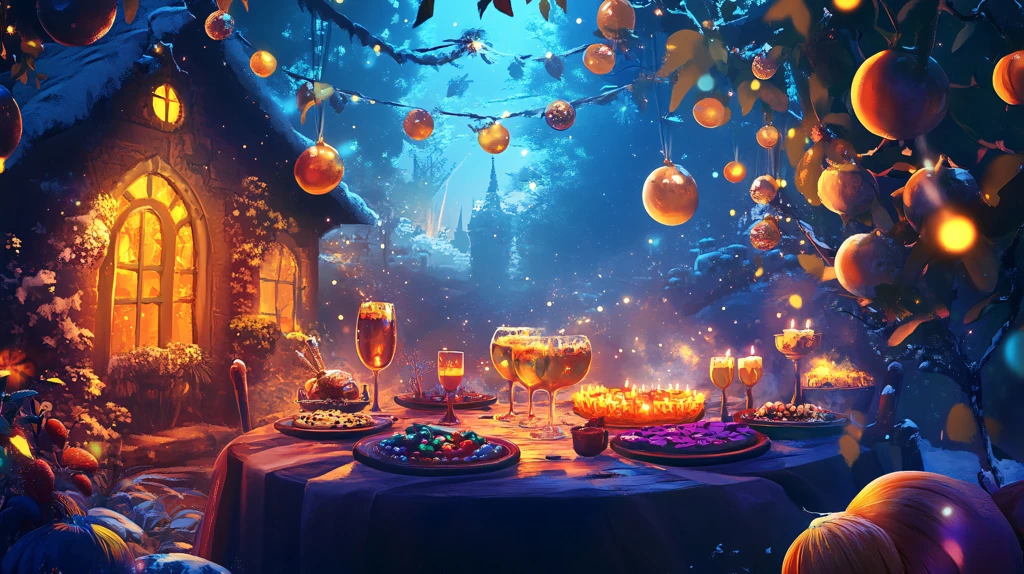 南瓜主题场景设计