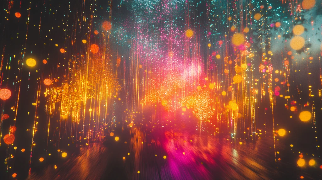 色彩斑斓梦幻灯光