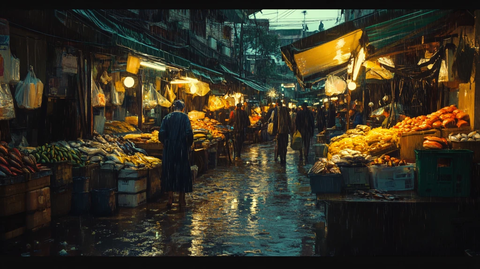 人间烟火菜市场