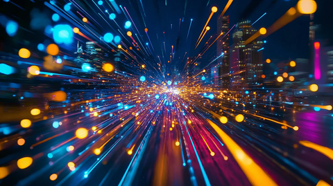 科技动感光速背景