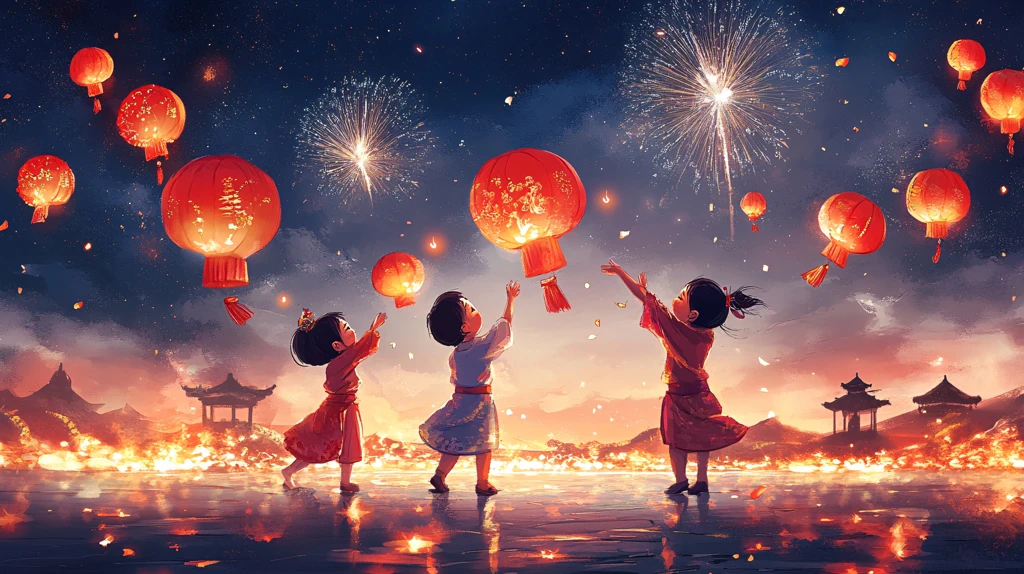 拿灯笼的小伙伴