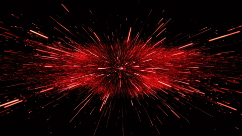 科技红色放射背景