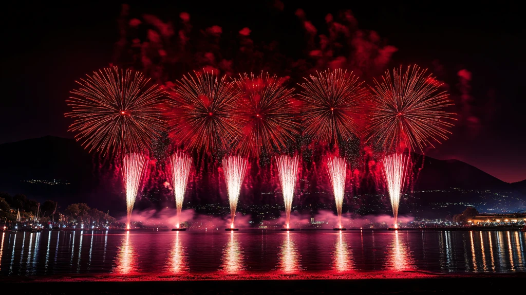 尼山圣境烟火表演