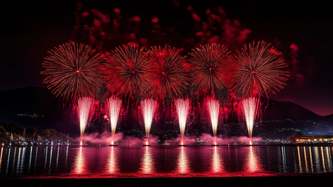 尼山圣境烟火表演