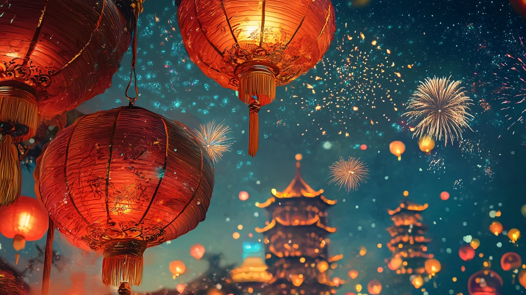 港澳台新年背景