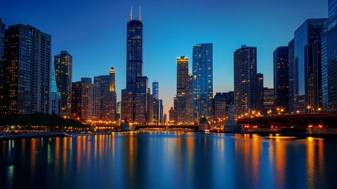 芝加哥画册素材