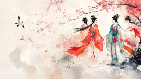 古装封面包装插画