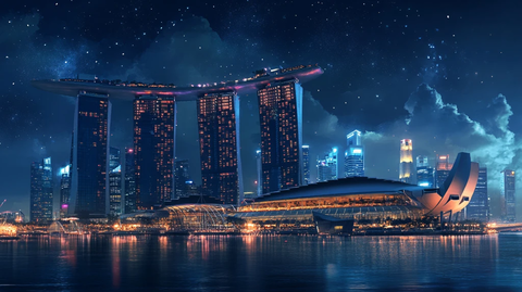 诗意新加坡背景